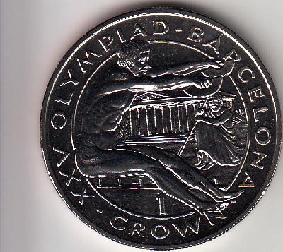 Beschrijving: 1 Crown S-OLYMPIC 92 LONG JUMP